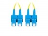 Lanberg Patchcord światłowodowy Sm Sc/Upc-Sc/Upc Duplex 3.0Mm 10M żółty