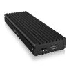 IcyBox Obudowa IB-1817MCT-C31 NVMe/SATA   M.2 2230/2242/2260/2280 Beznarzędziowa