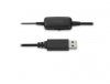 Kensington Słuchawki z mikrofonem USB-A mono z regulacją głośności