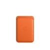 Apple Portfel skórzany z MagSafe do iPhone - pomarańczowy