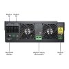 Qoltec Hybrydowy inwenter solarny Off-Grid 5,5kW | 100A | 48V | MPPT |  Sinus