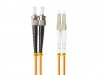 Lanberg Patchcord światłowodowy MM ST/UPC-LC/UPC DUPLEX 3.0MM OM2 50/125 LSZH 1m pomarańczowy