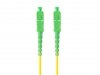 Lanberg Patchcord światłowodowy SM SC/APC-SC/APC SIMPLEX 3.0MM LSZH G657A1 2m żółty