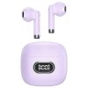 USAMS Słuchawki Bluetooth 5.3 TWS IA II LED fioletowe