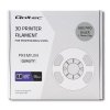 Qoltec Profesjonalny filament do druku 3D | ABS PRO | 1.75mm | 1kg | Srebrny