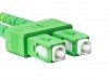 Lanberg Patchcord światłowodowy sm lc/upc-sc/apc duplex 3.0mm lszh g657a1 0.5m żółty