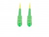 Lanberg Patchcord światłowodowy sm sc/apc-sc/apc simplex 3.0mm lszh g657a1 5m żółty