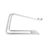 CRONG AluBench  Aluminiowa podstawka do laptopa Srebrna