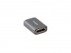 Lanberg Adapter HDMI(F)-HDMI(F) 8K beczka srebrna aluminium