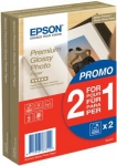 Papier Epson Premium Glossy Photo Paper promo 2 w cenie 1; 10x15; 255g; 2x40 kartek S042167