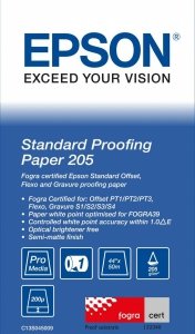 Epson Papier Standard Proofing Paper, 44 x 50m, 205g/m2 C13S045009