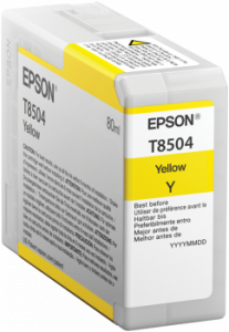 Tusz EPSON Yellow (80ml) C13T850400 do SP-C800