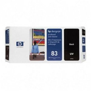 Głowica (Printhead) HP 83 black + Gniazdo czyszczące (Printhead cleaner) black system UV do DnJ 5000/5000ps/5500/5500ps C4960A