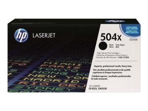 HP Toner nr 504X CE250X Black 10,5K