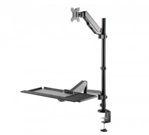 Neomounts DS90-325BL1 uchwyt / stojak do monitorów 81,3 cm (32) Biurko Czarny