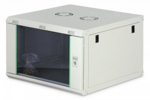 Digitus Szafa sieciowa wisząca Dynamic 19 7U rack 385x600x600mm, drzwi szyba, szara, niezłożona, 60kg