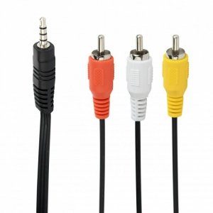 Gembird Kabel audio-video 3,5 mm 4-pinowy na RCA, 2 m