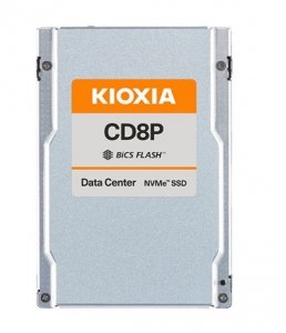 Kioxia Dysk SSD CD8P-V 1600GB U.2 NVMe Gen.5 1x4 DWPD 3 3D TLC BiCS Flash Data Center NVMe non-SED SIE PLP