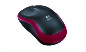 Logitech Mysz bezprzewodowa M185 910-002240 Red