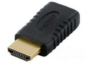 4world Adapter HDMI [M] > mini HDMI typ C [F], czarny