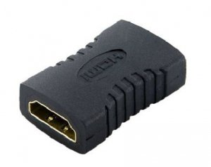 4world Adapter HDMI [F] > HDMI [F], czarny