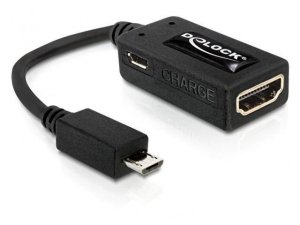 Delock Adapter MHL(M)->HDMI(F)+USB Micro(BF)