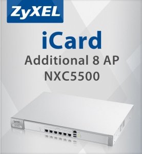 Zyxel Licencja E-iCard + 8 AP do NXC5500