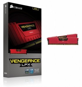 Corsair DDR4 Vengeance LPX 16GB/3000(2*8GB) CL15-17-17-35 RED 1,35V                                                             