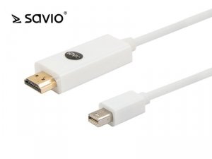 Elmak Kabel mini DisplayPort M - HDMI AM 3m  SAVIO CL-84