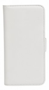 Holdit Etui walletcase iPhone 6/6S Plus skóra białe/czarne