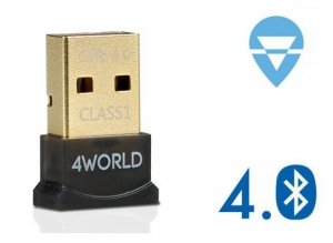 4world Adapter Bluetooth 4.0 EDR USB SuperSpeed Class1 zasięg 80m