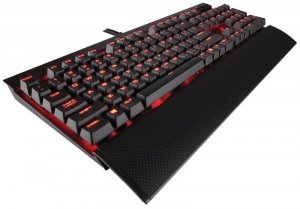 Corsair Gaming K70 LUX RAPIDFIRE Mechanical Key  -RED LED-       CHERRY MX RED
