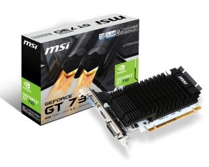 MSI Karta graficzna Ge Force GT730 2GB DDR3 64BIT DVI/HDMI/D-SUB