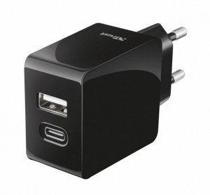 Trust USB A & C Smart Wall Chrger 15W