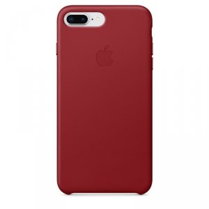 Apple iPhone 8 Plus / 7 Plus Leather Case - (PRODUCT)RED