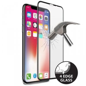 PURO Premium Full Edge Tempered Glass - Szkło ochronne hartowane na ekran iPhone X/Xs/11 Pro(czarna ramka)