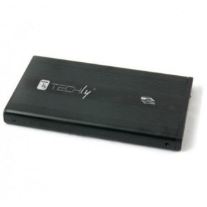Techly Obudowa na dysk HDD/SSD SATA 2.5 cala, USB 3.0, aluminiowa, czarna