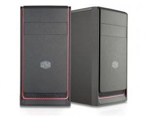 Cooler Master Obudowa MasterBox E300L czarno-czerwona (USB 3.0)