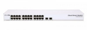 Mikrotik Cloud Router Switch CRS326-24G-2S+RM 800MHZ, 512MB, 24XGE, 2XSFP+, 1XSERIAL -RJ45, L5