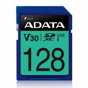 Adata Karta pamięci SDXC PremierPro 128GB UHS-I U3 V30 100/80 MB/s