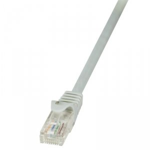LogiLink Patch Cable CAT.5e U/UTP, 2.25m, szary, 10szt