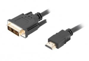 Lanberg Kabel HDMI(M)-DVI-D(M) CA-HDDV-10CC-0100-BK 10 M czarny