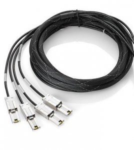 Hewlett Packard Enterprise Kabel zewnętrzny 1.0m MiniSAS HD - MiniSAS HD 716195-B21