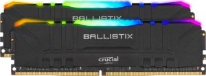 Crucial Pamięć DDR4 Ballistix RGB 16/3200 (2*8GB) CL16 BLACK