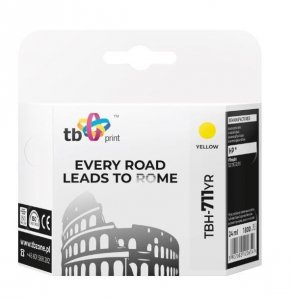 TB Print Tusz do HP DesignJet T530 TBH-711YR YE ref.