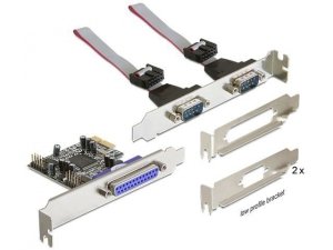 Delock Karta PCI EXPRESS->COM 9PIN X2 + LPT (DB25)89129