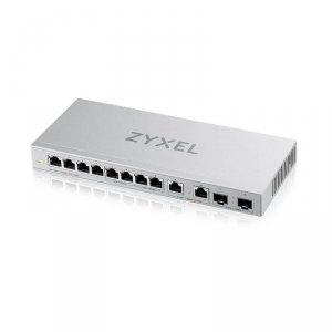 Zyxel Przełącznik niezarządzalny XGS1010-12-ZZ0101F 8-Port GbE 1G + 2-Port 2.5G + 2-Port SFP+