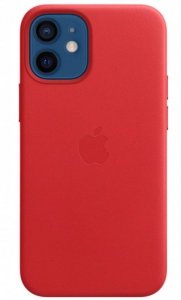 Apple Skórzane etui z MagSafe do iPhone'a 12 mini - (PRODUCT)RED