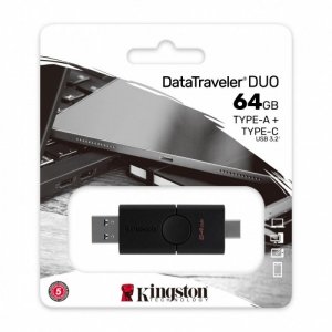 Kingston Pendrive Data Traveler Duo 64GB USB 3.2 A/C Gen 1