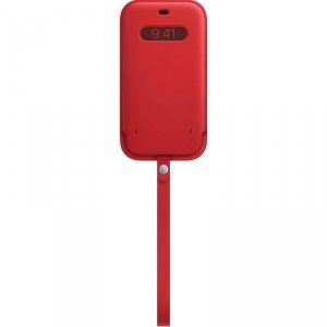 Apple Skórzany futerał z MagSafe do iPhonea 12 Pro Max - Czerwony